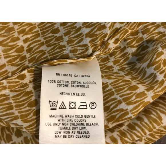 Anthropologie Holding Horses Tulipanes Roll-Tab Popover Blouse - Picture 10 of 11